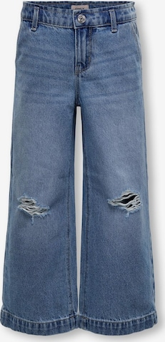 Wide Leg Jean 'Comet' KIDS ONLY en bleu : devant