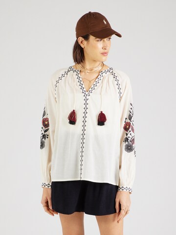 Summum Blouse in Beige: front