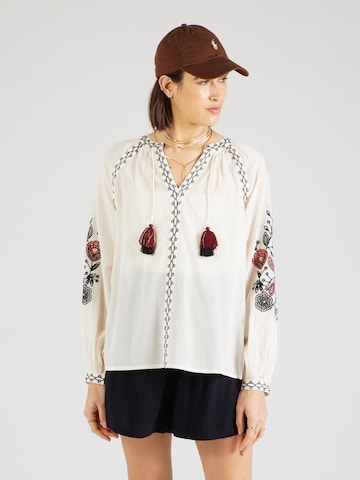 Summum Blouse in Beige: voorkant