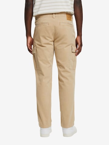 Regular Pantalon cargo ESPRIT en beige