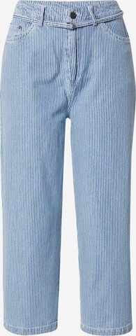 Soft Rebels Loosefit Broek 'Taylor' in Blauw: voorkant