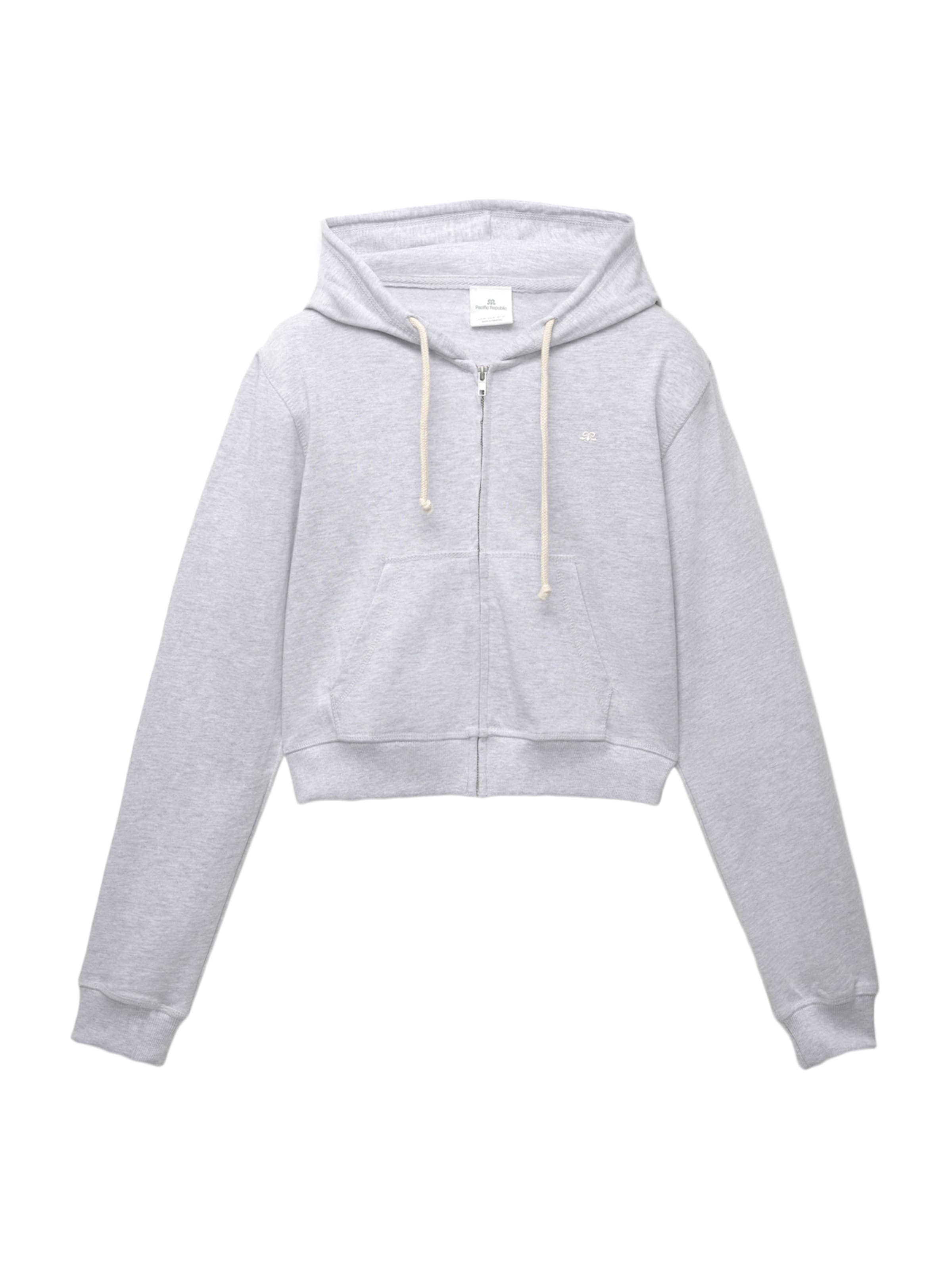 Pull&Bear Zip-Up Hoodie in Grey ABOUT YOU