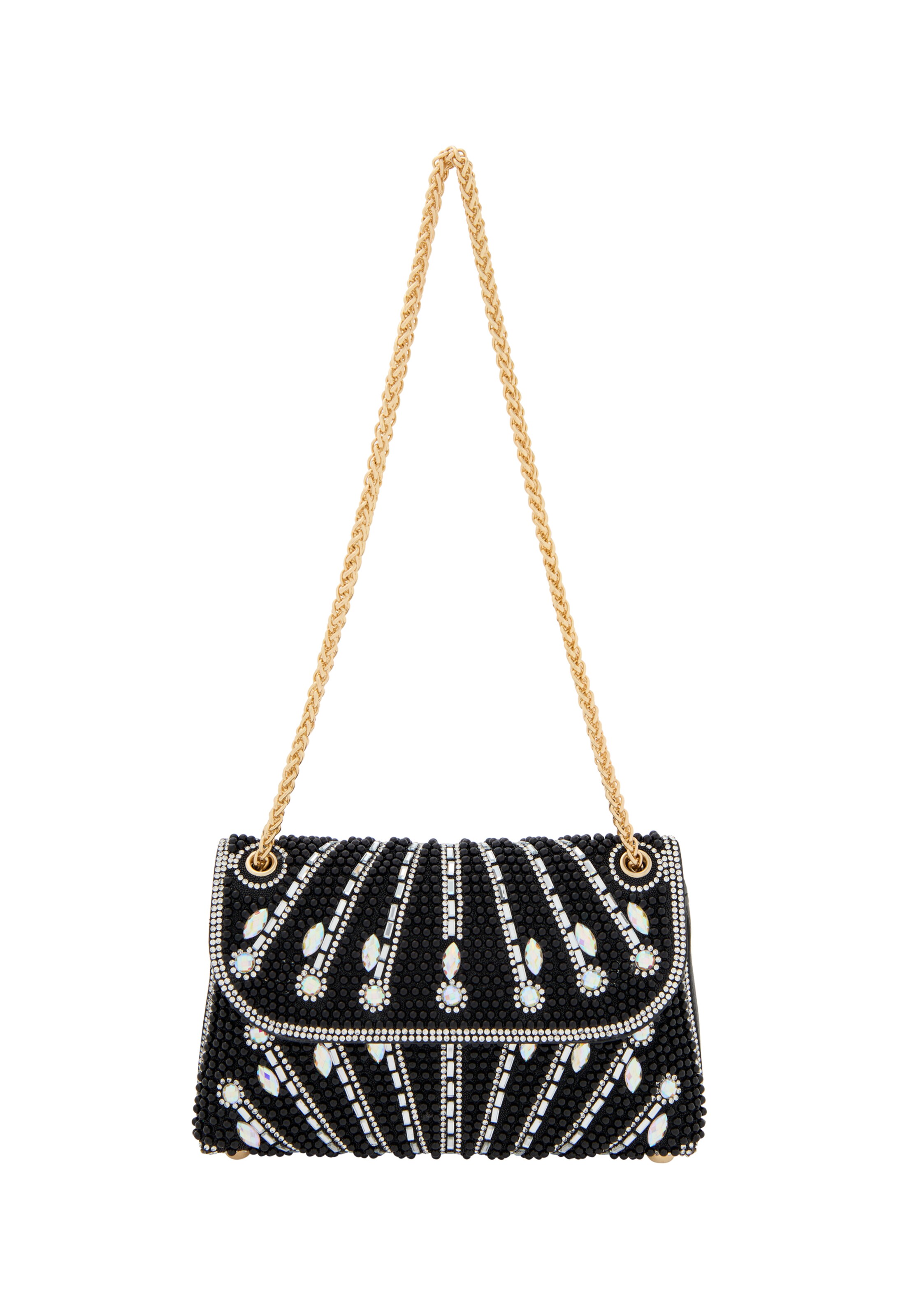 NAEMI Taška cez rameno - čierna / strieborná, Produkt