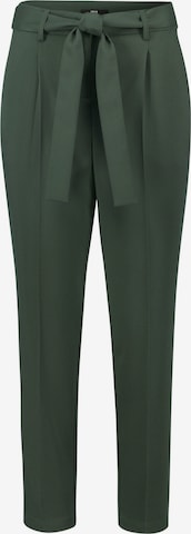 Coupe slim Pantalon à plis zero en vert : devant