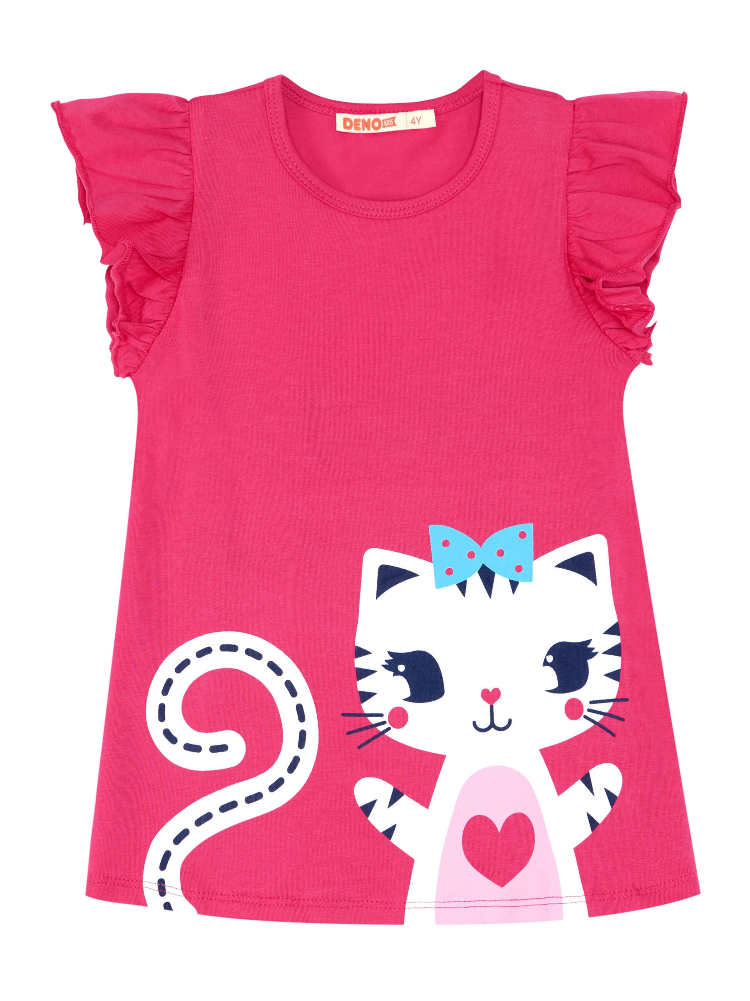 Denokids Set 'Cat' in Pink