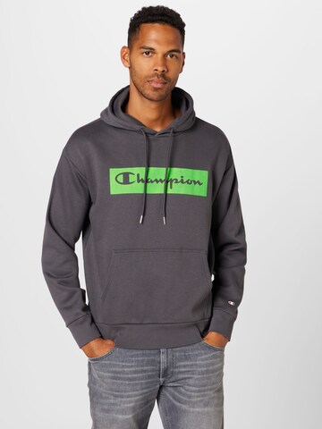 Sweat-shirt Champion Authentic Athletic Apparel en gris : devant