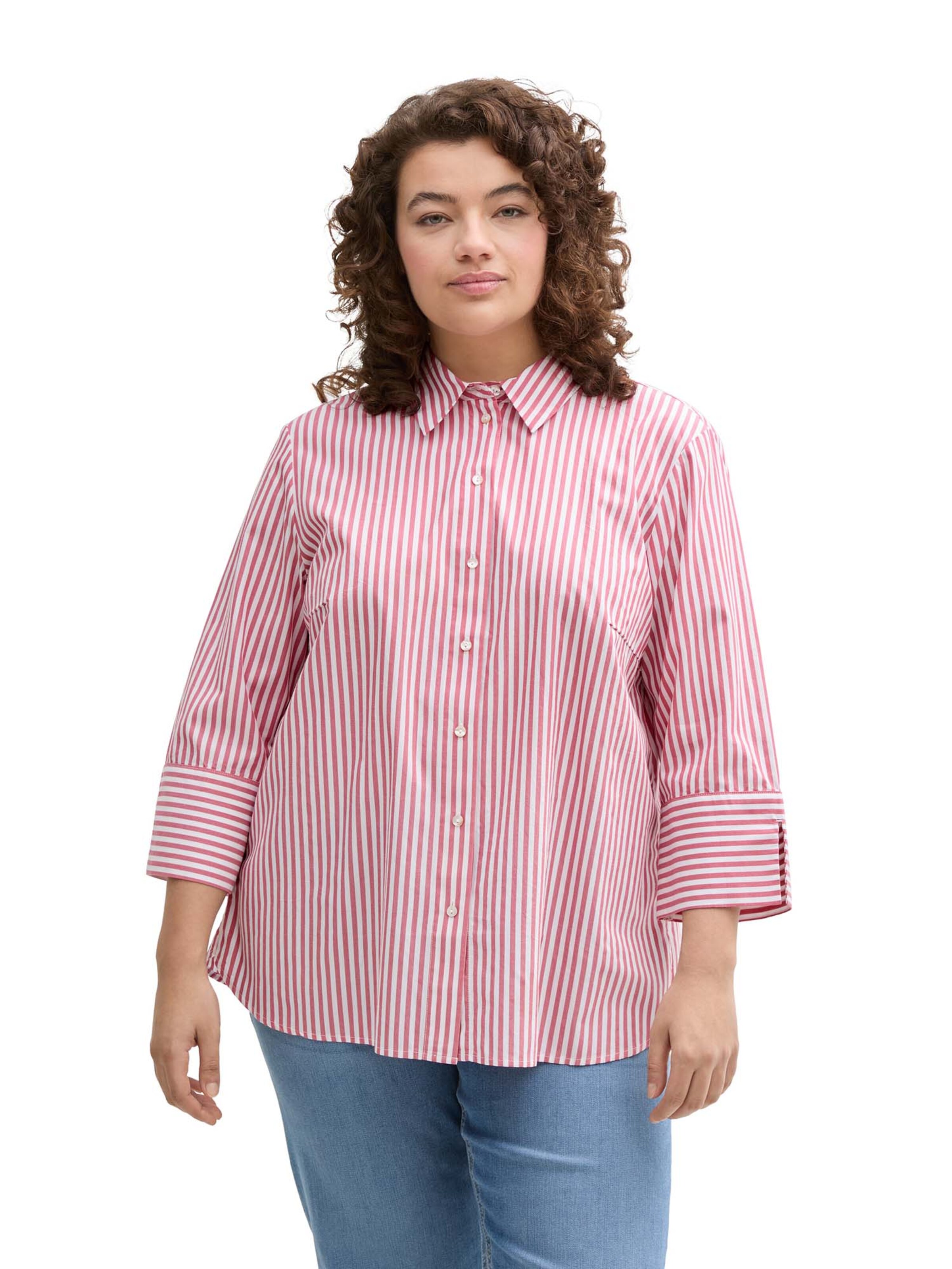 Tom Tailor Women + Blus i röd: framsida