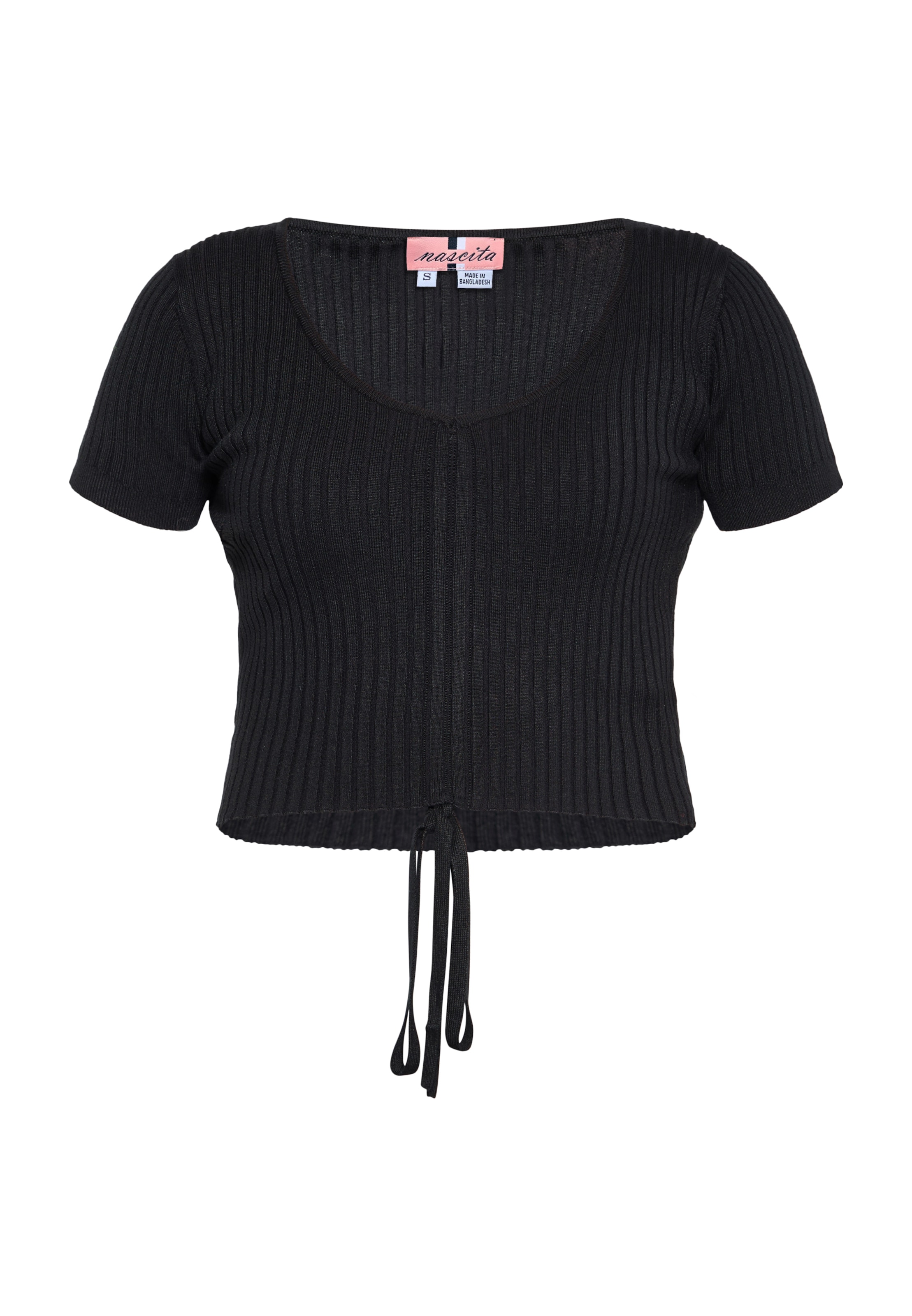 nascita Camiseta en negro, Vista del producto