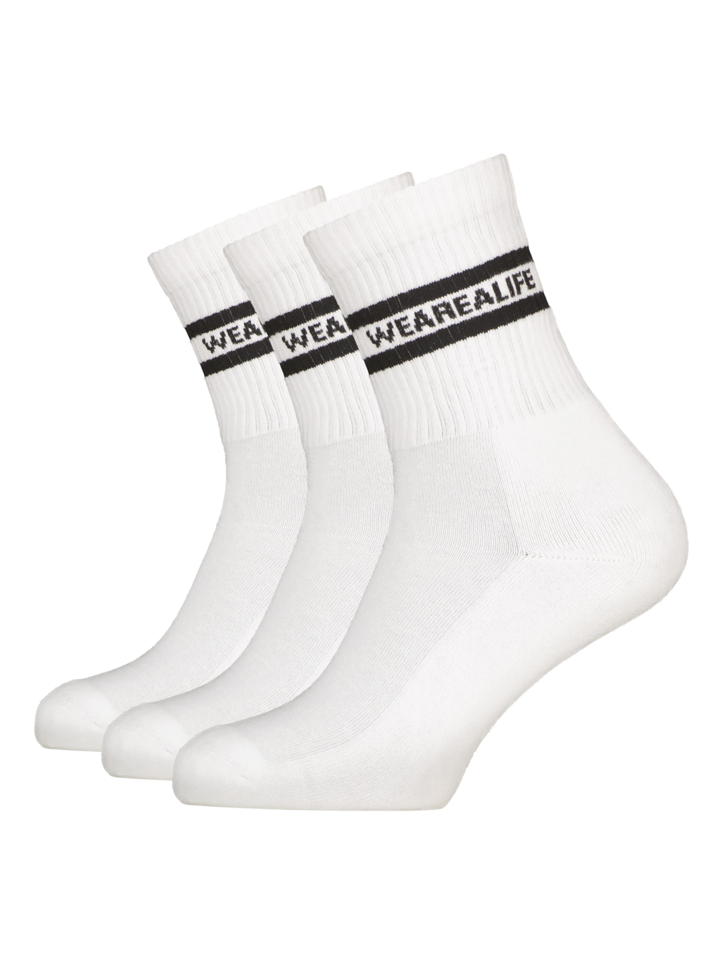Alife and Kickin Socks 'HenjaAK' in White: front