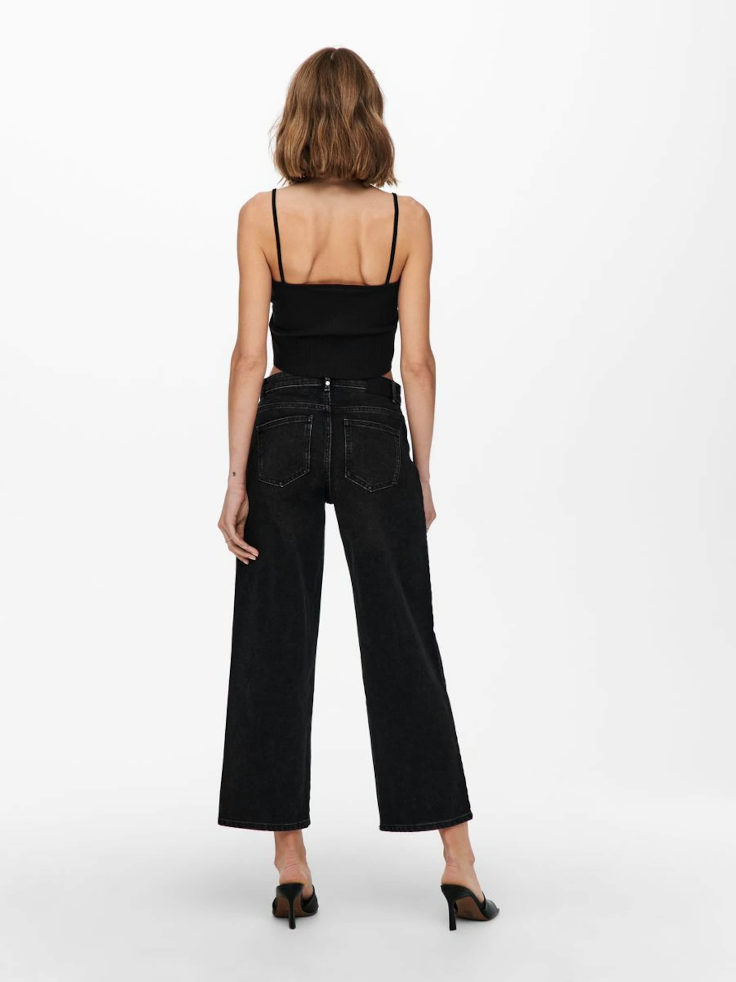 Frauen Jeans ONLY Hose in Schwarz - YC96711