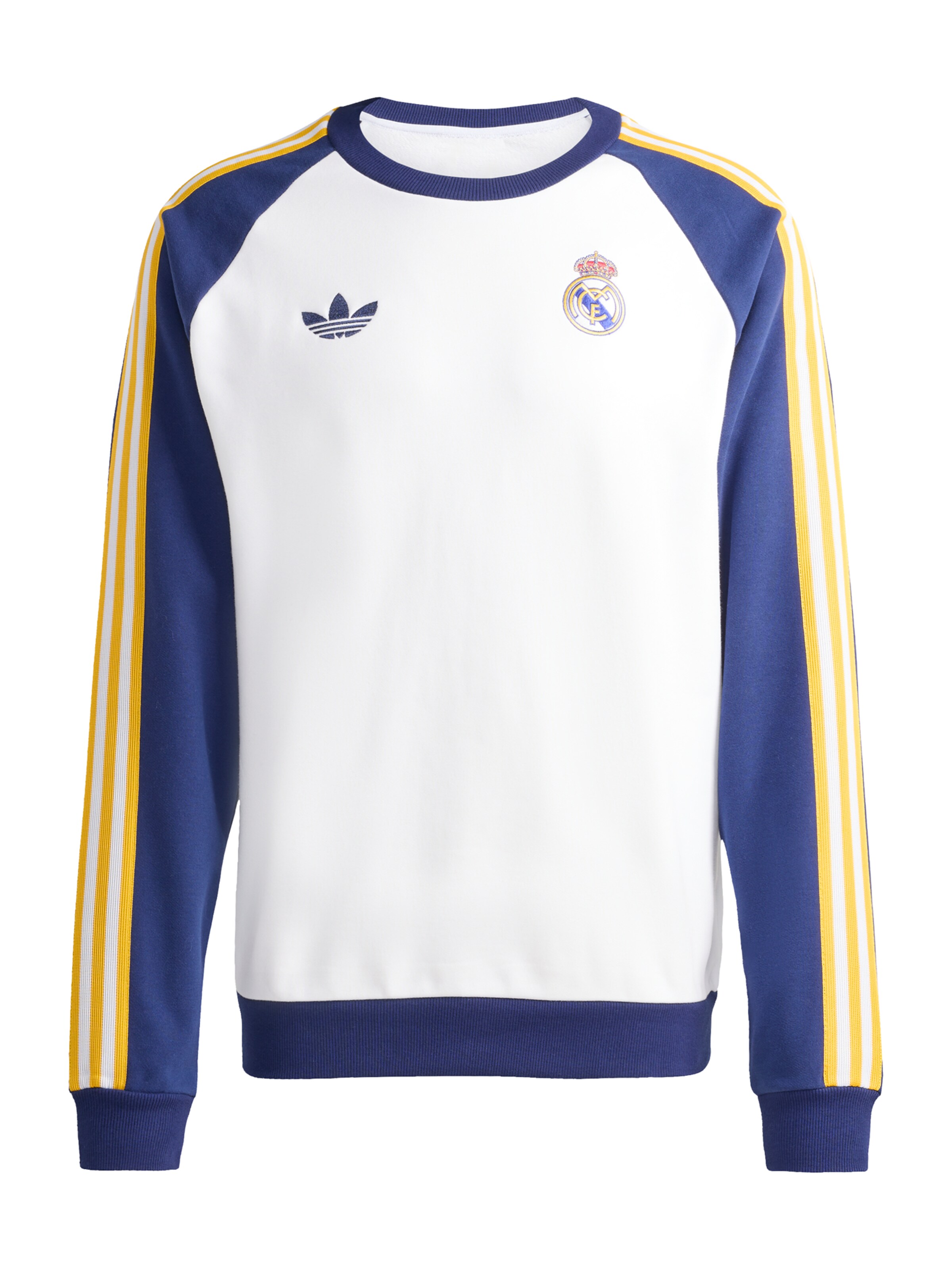 balta ADIDAS PERFORMANCE Sportinio tipo megztinis 'REAL': priekis