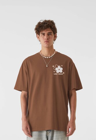 Maglietta 'Lost Youth - Blossom Fusion' di Lost Youth in marrone: frontale