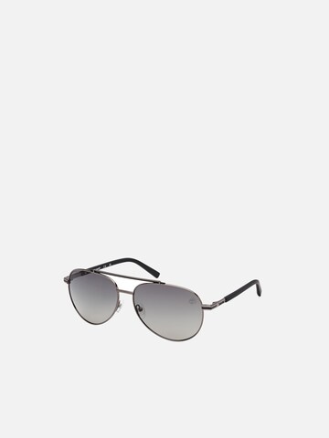 TIMBERLAND Zonnebril 'Timberland TB00039 Shiny gunmetal 60/15/135 MAN Sunglasses' in Zilver
