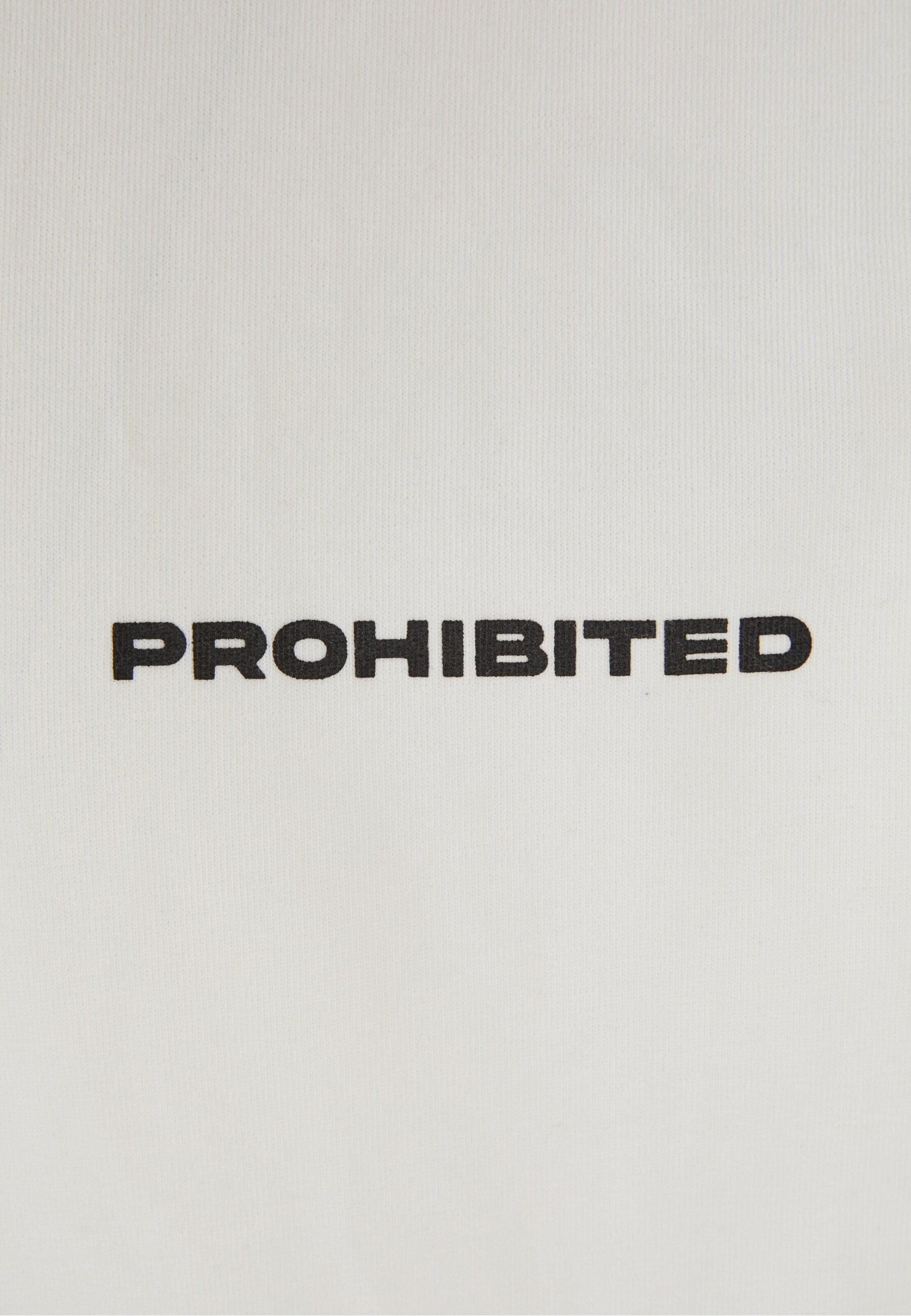 Prohibited Tričko – bílá
