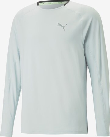 PUMA Performance Shirt 'RUN CLOUDSPUN LS TEE' in Blue: front