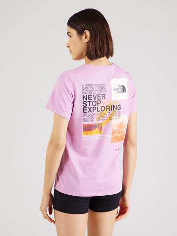 Tricou funcțional 'FOUNDATION MOUNTAIN' de la THE NORTH FACE pe mov