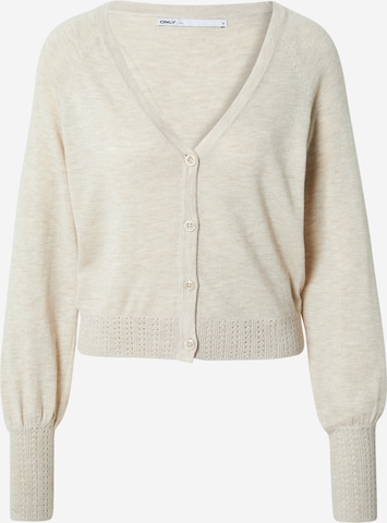 ONLY Knit Cardigan 'ANA' in Beige: front