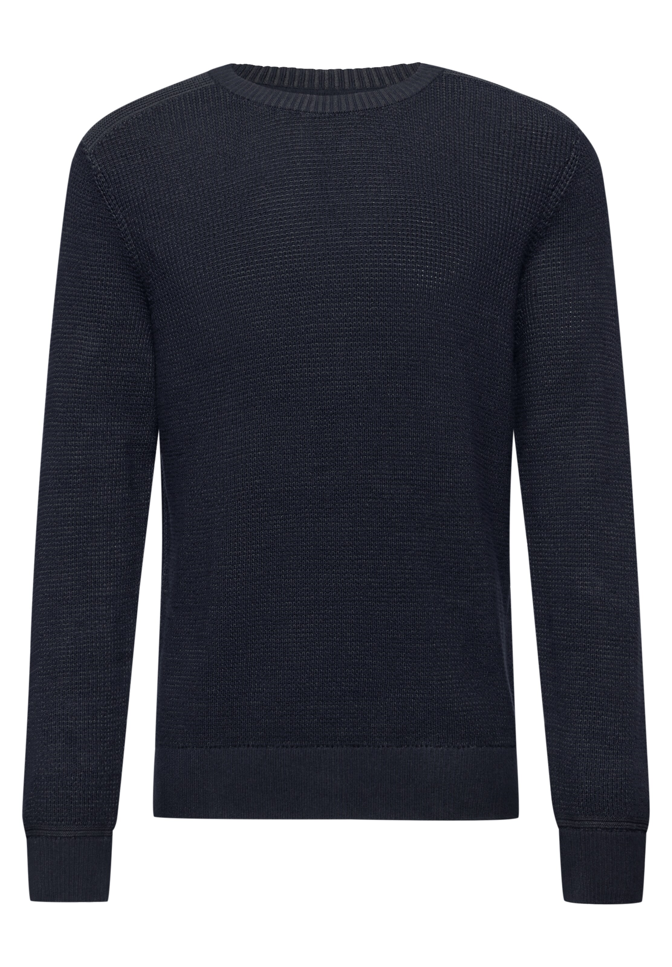 Street One MEN Pullover in Blau: Vorderseite