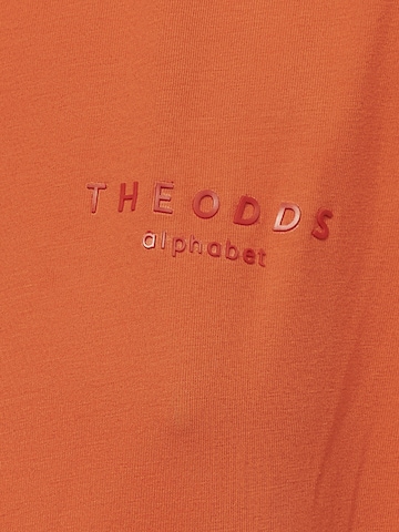 THE ODDS T-Shirt 'Regular Fit T-Shirt/ alphabet' in Orange