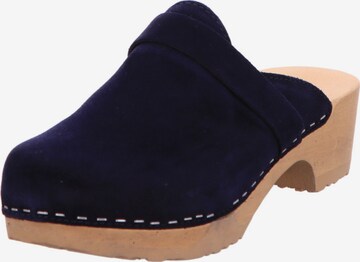 SOFTCLOX Clogs 'Tamina' in Blue: front