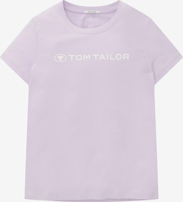 TOM TAILOR Тениска в лилав: отпред