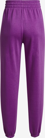 UNDER ARMOUR Regular Workout Pants 'Rival' in Purple
