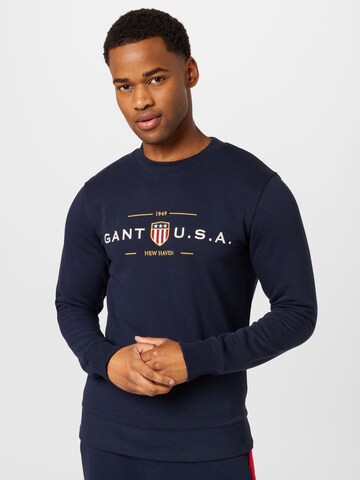 GANT Sweatshirt in Blue: front