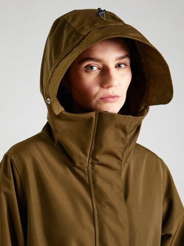 Embassy of Bricks and Logs Between-seasons parka 'Geneva' in Green