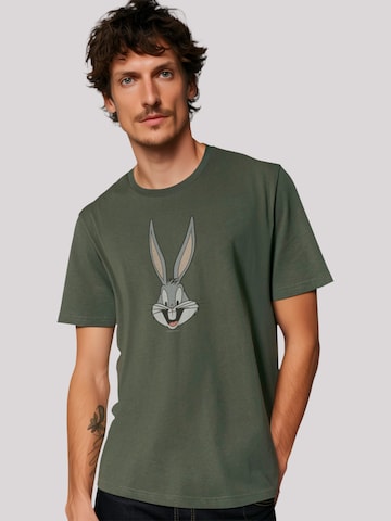 T-Shirt 'Looney Tunes Bugs Bunny' F4NT4STIC en vert : devant