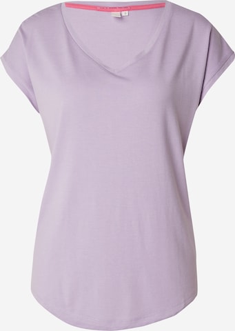purpurinė QS Marškinėliai: priekis
