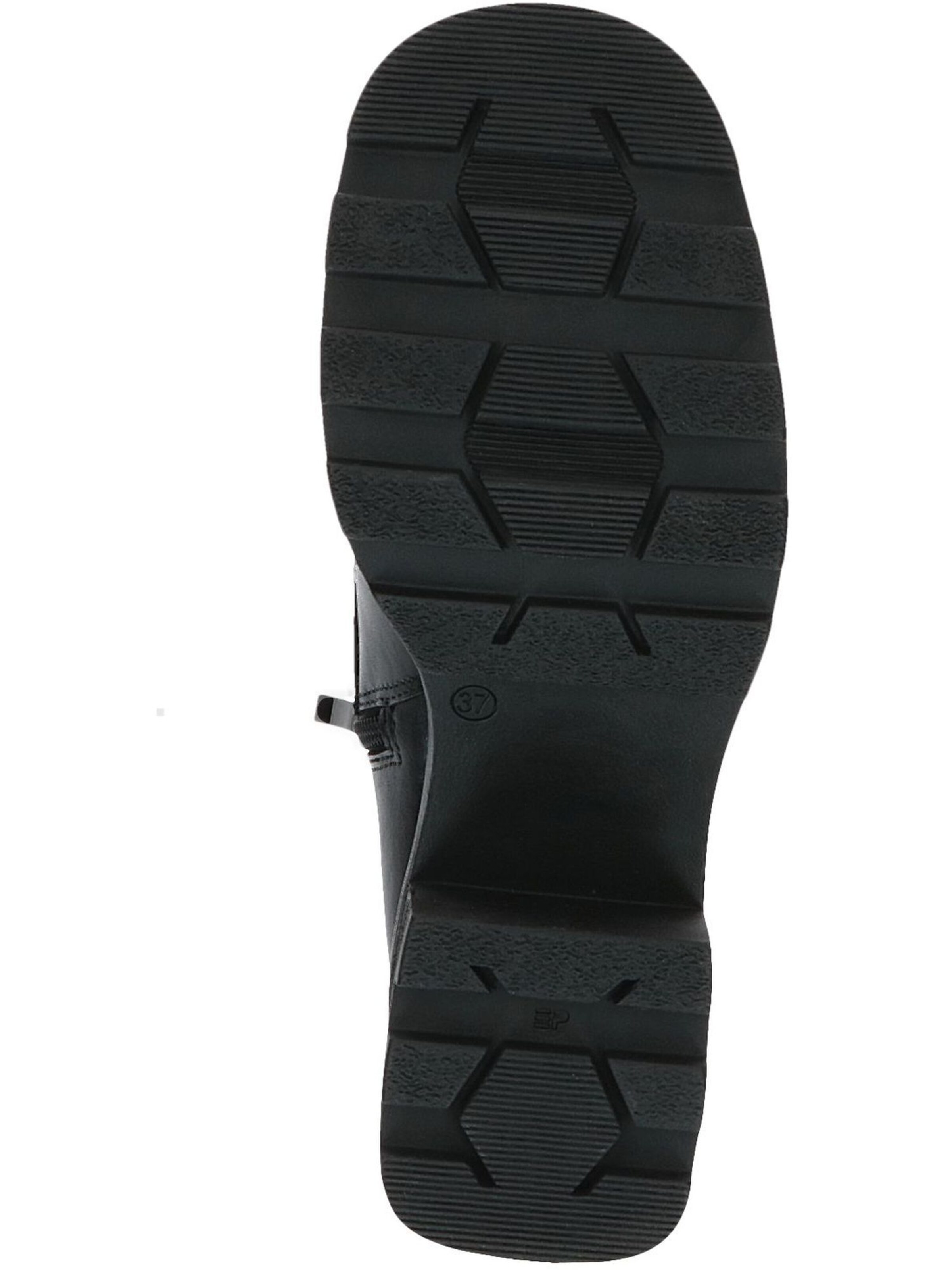 CAPRICE Lace-up bootie in Black