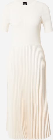BOSS Knit dress 'Fadridi' in White: front