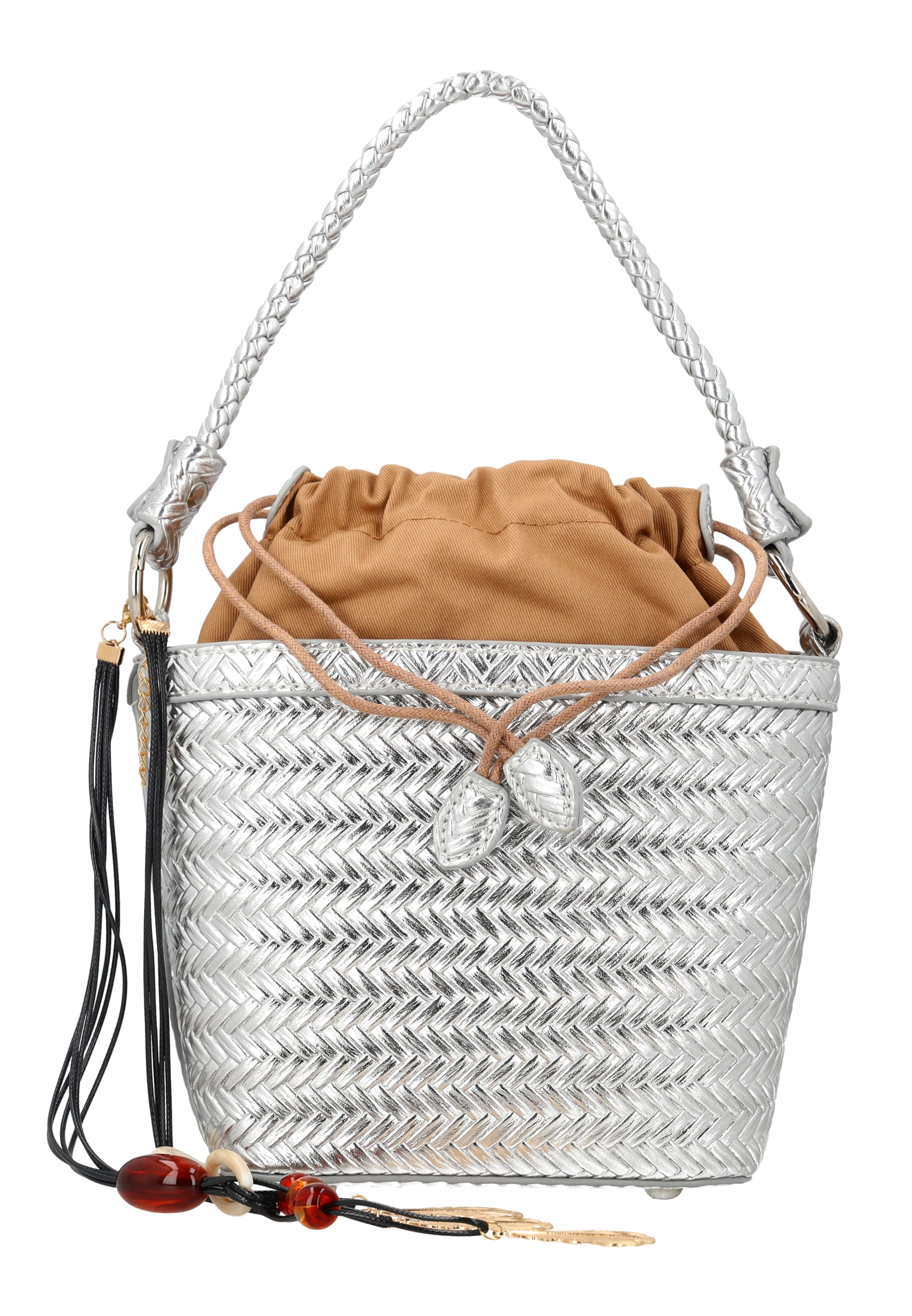 usha FESTIVAL - Bolso de mano en plata: frente