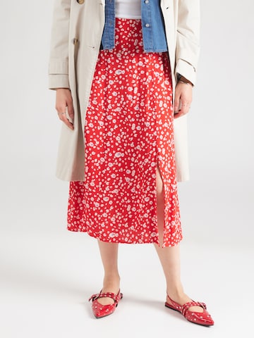 ICHI Skirt 'IHMARRAKECH' in Red: front