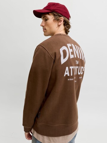 JACK & JONES Sweater 'dover' in Brown