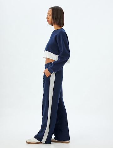 Koton Wide leg Broek in Blauw
