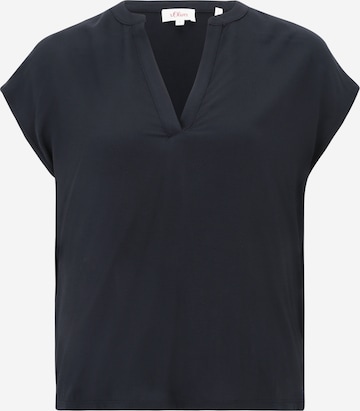 s.Oliver Shirt in Blauw: voorkant