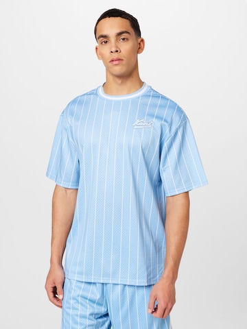 Karl Kani Shirt in Blauw: voorkant