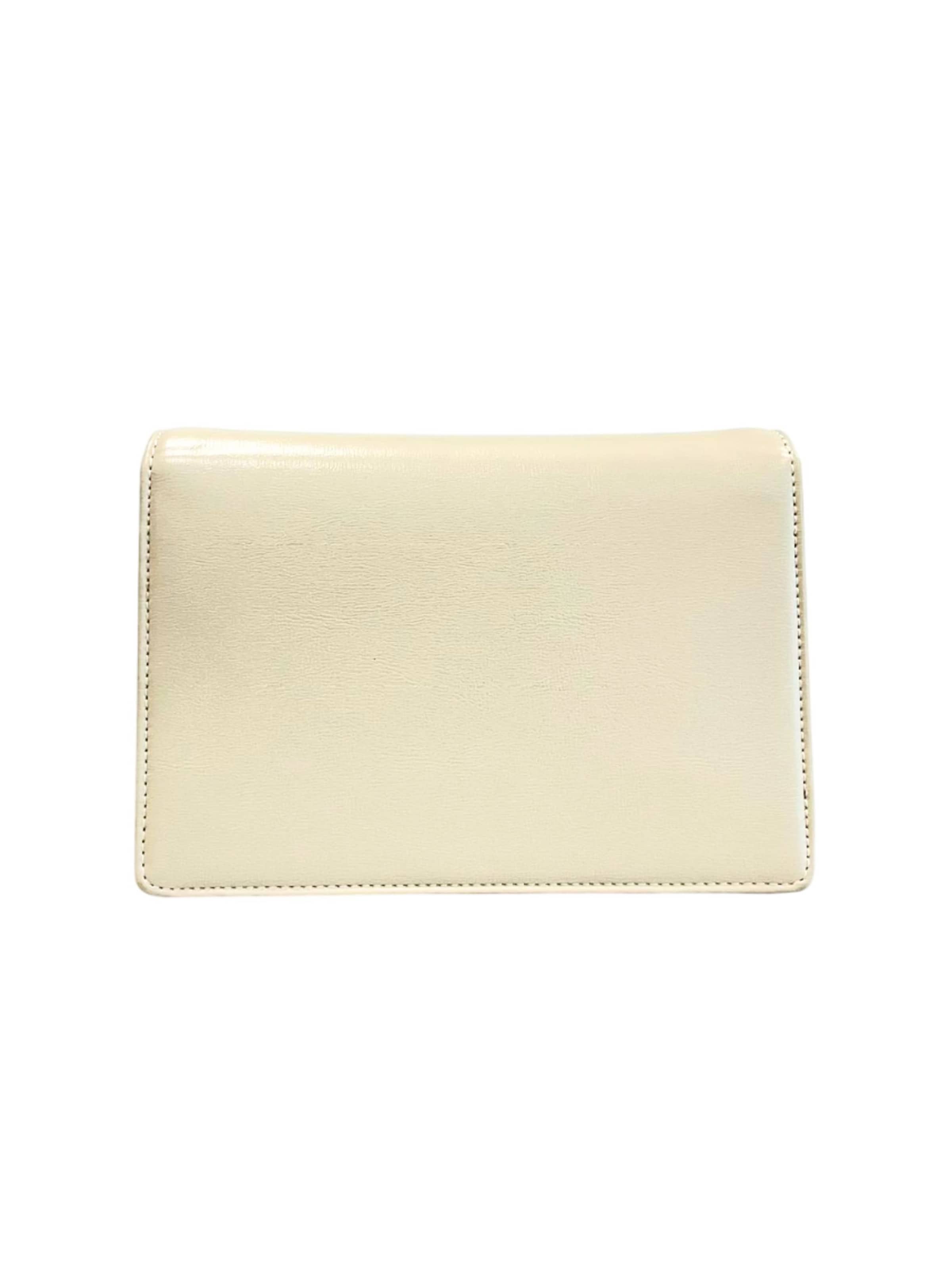 Love Moschino Umhängetasche in Beige: Vorderseite