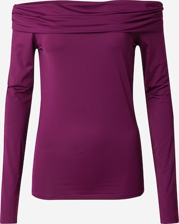 ABOUT YOU x Iconic by Tatiana Kucharova Shirt 'Pina' in Purple: front