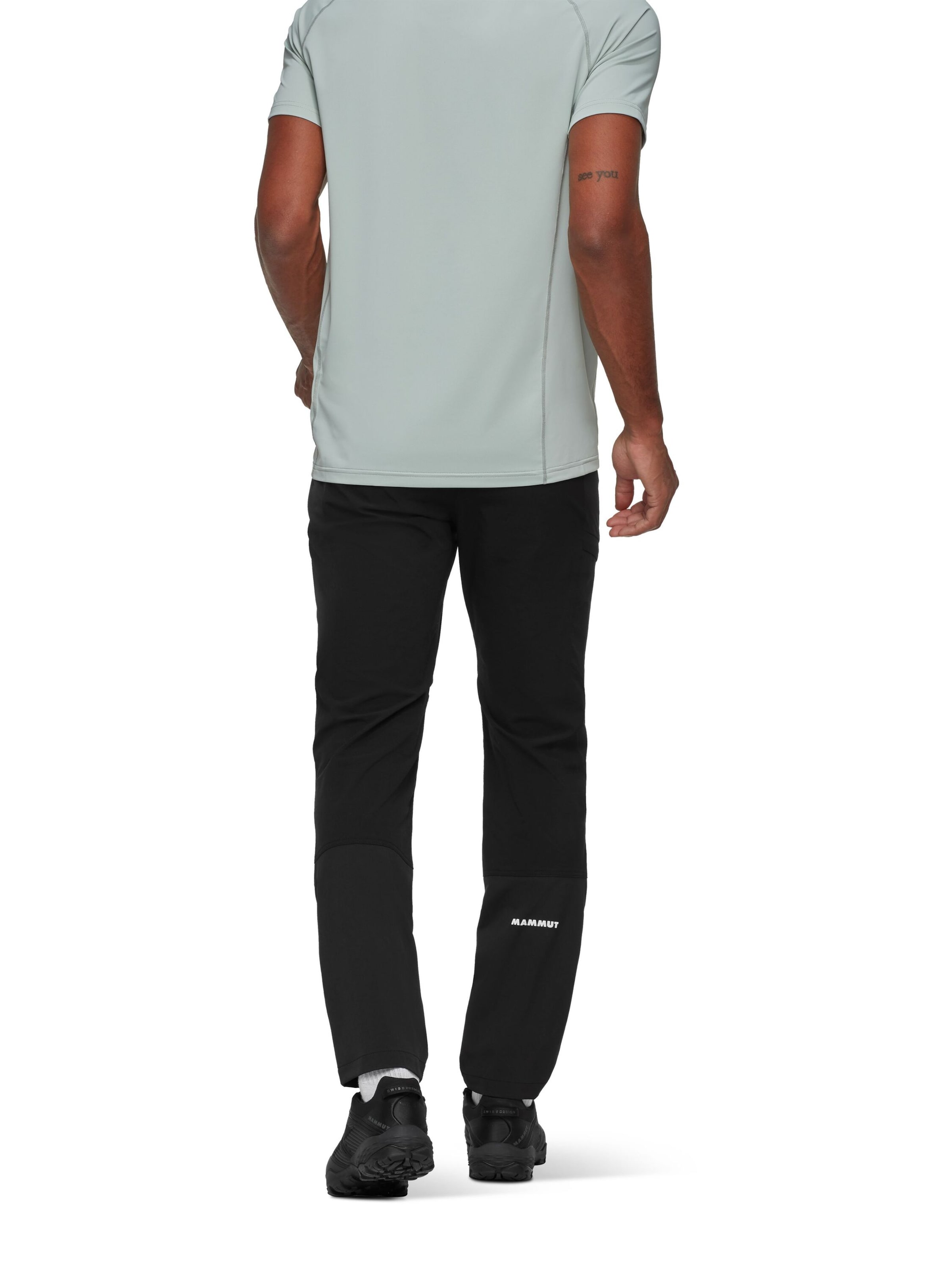 MAMMUT Regular Outdoor Pants 'Ducan' in Black