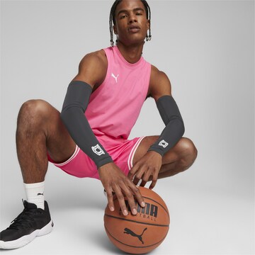 PUMA Armwarmers 'Hoops Team' in Zwart: voorkant