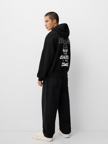 Sweat-shirt Bershka en noir