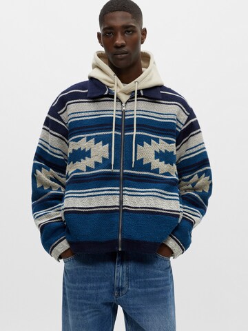 Pull&Bear Between-season jacket in Blue: front