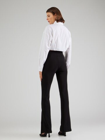 HUGO Bootcut Hose 'Naessa' in Schwarz