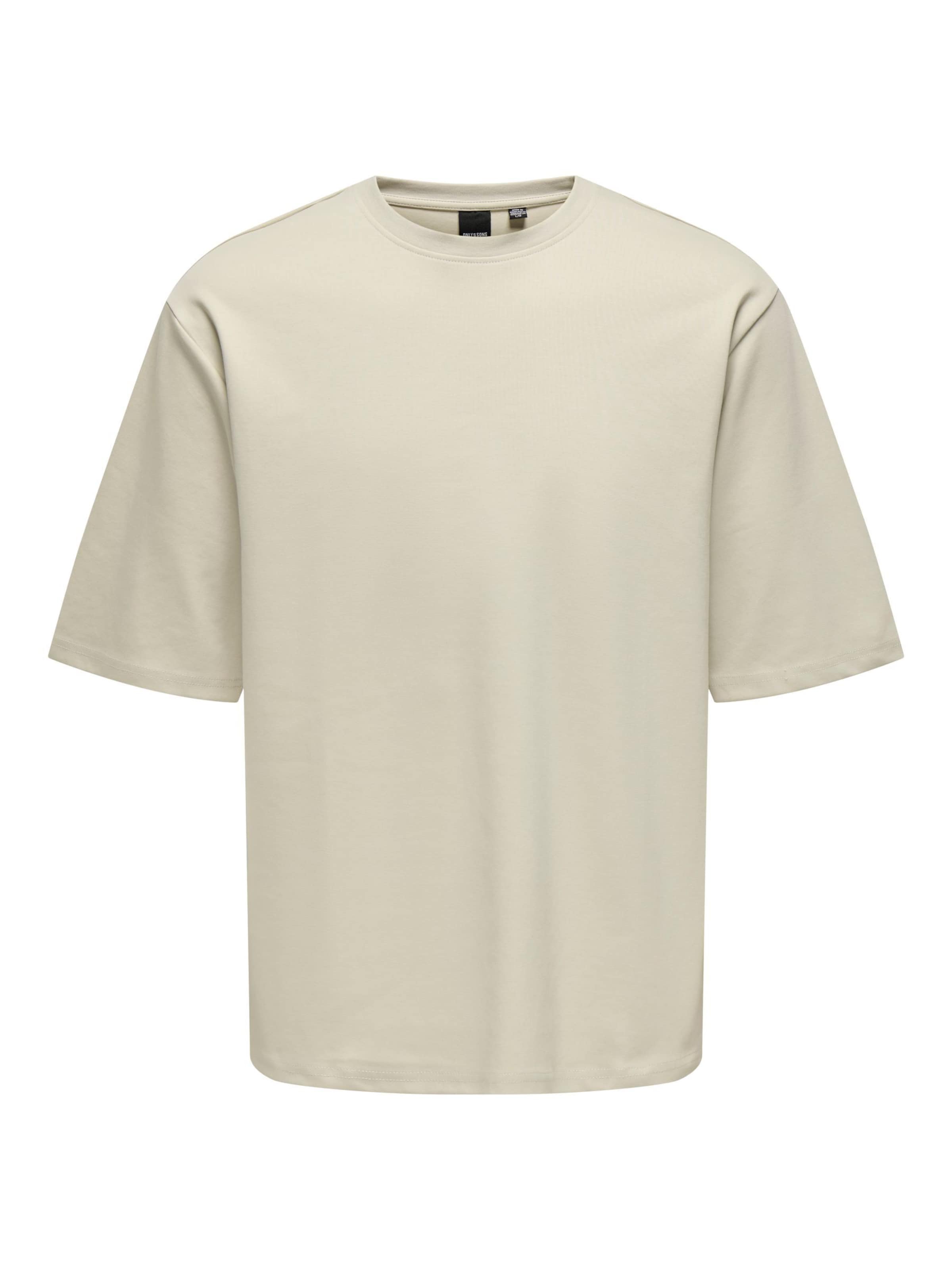 Only & Sons T-Shirt 'ONSRobby' in greige, Produktansicht