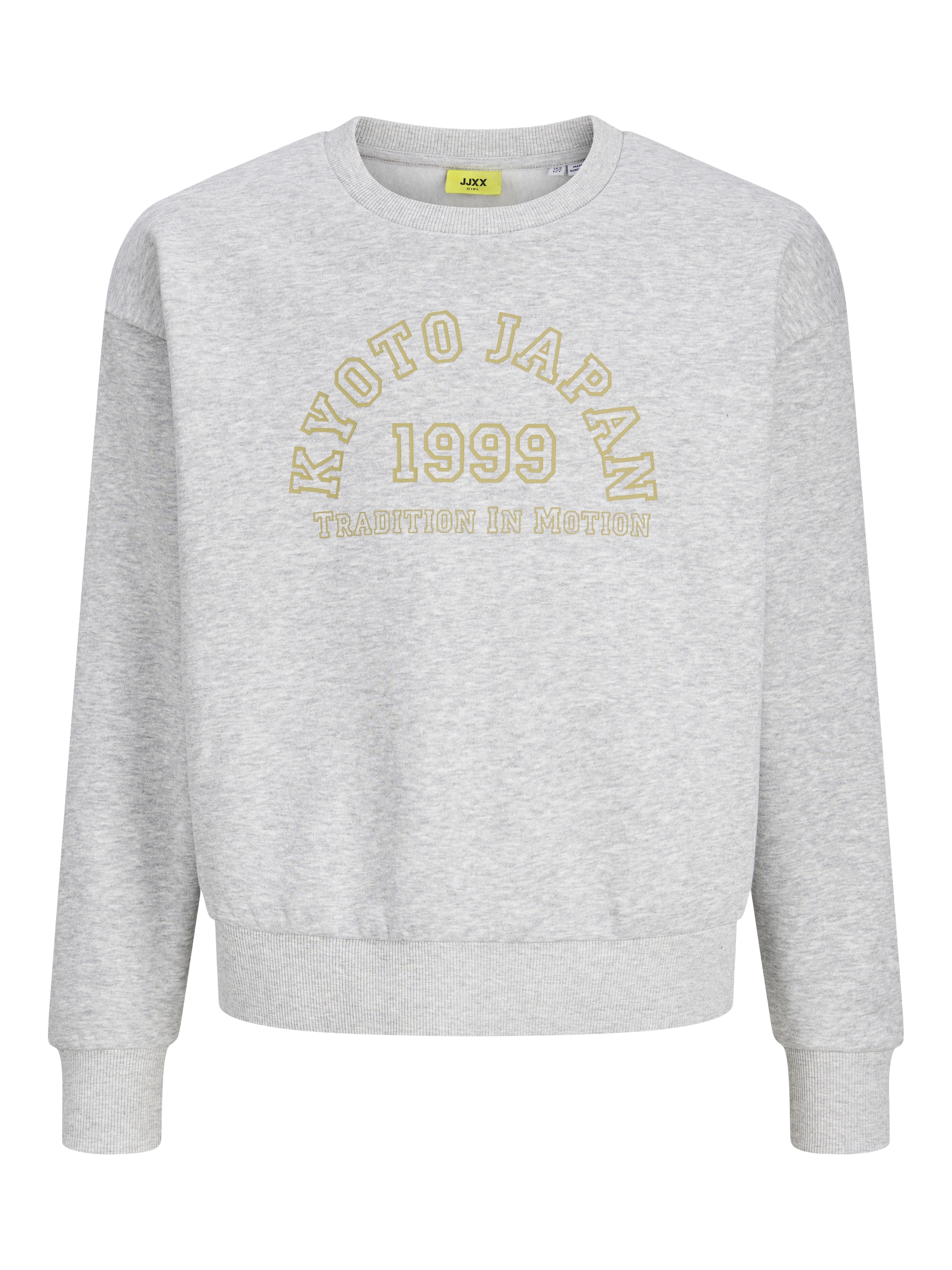Sweat-shirt 'JXMERLE' JJXX en gris : devant