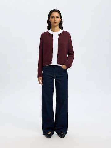 SELECTED Cardigan 'SLFIVY' i lilla