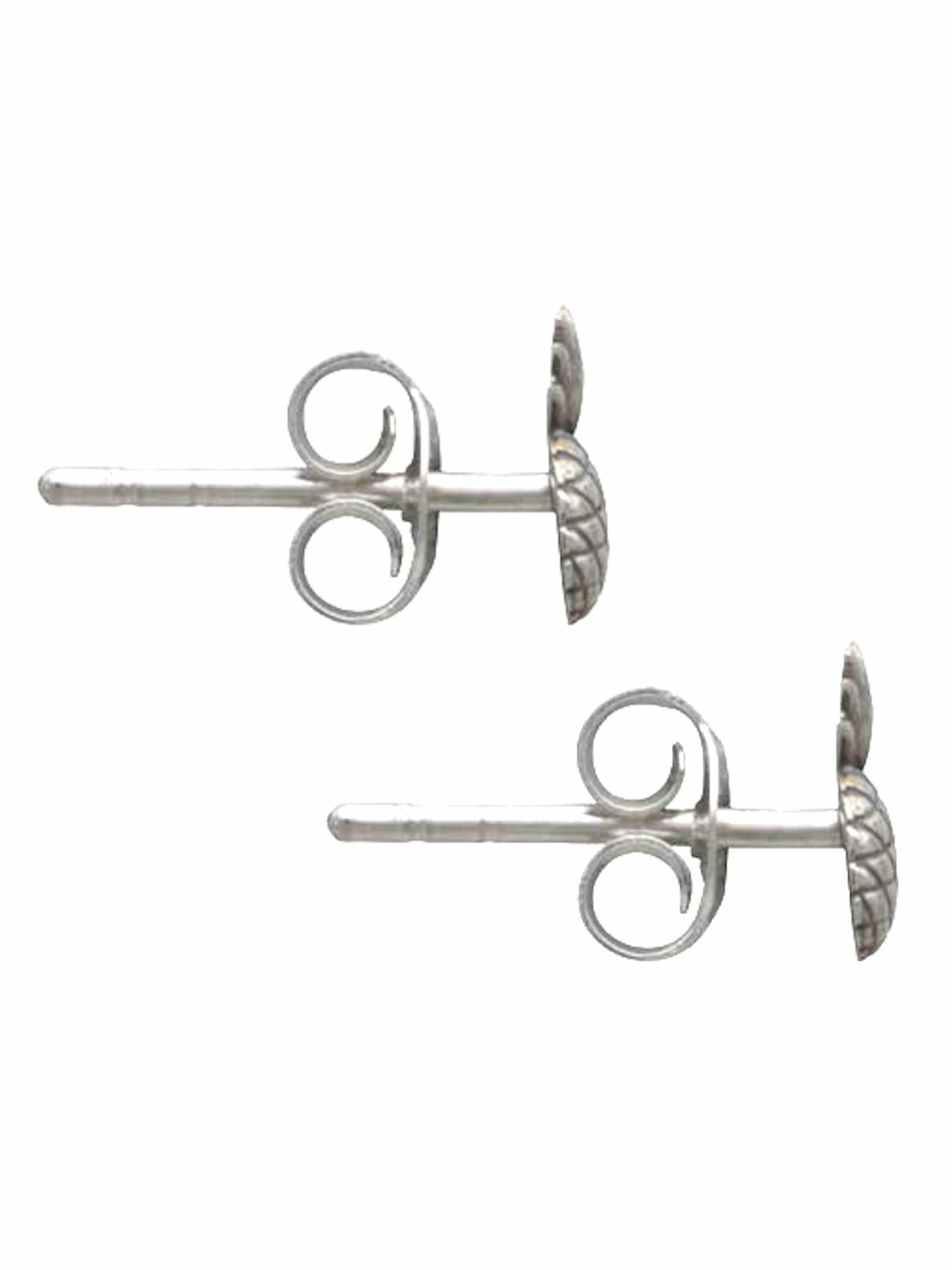 Gemshine Earrings 'Ananas' in Silver