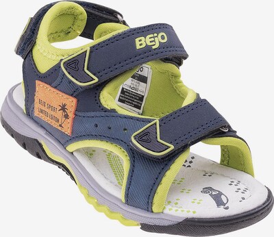 BEjO Sandale 'BETIL' in dunkelblau / limette / orange, Produktansicht